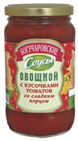 Соус Богучаров погребок Овощной с кусочками томатов и сладкого перца, 360 г