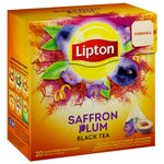 Чай черный Lipton Saffron plum в пирамидках - изображение