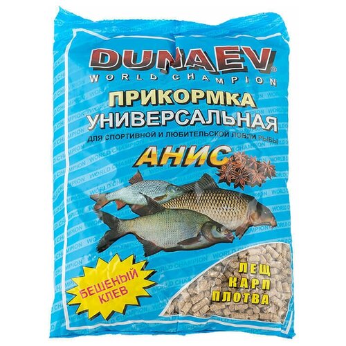 дунаев прикормка dunaev классика 0 9кг гранулы анис Дунаев Прикормка DUNAEV-Классика 0.9кг гранулы Анис