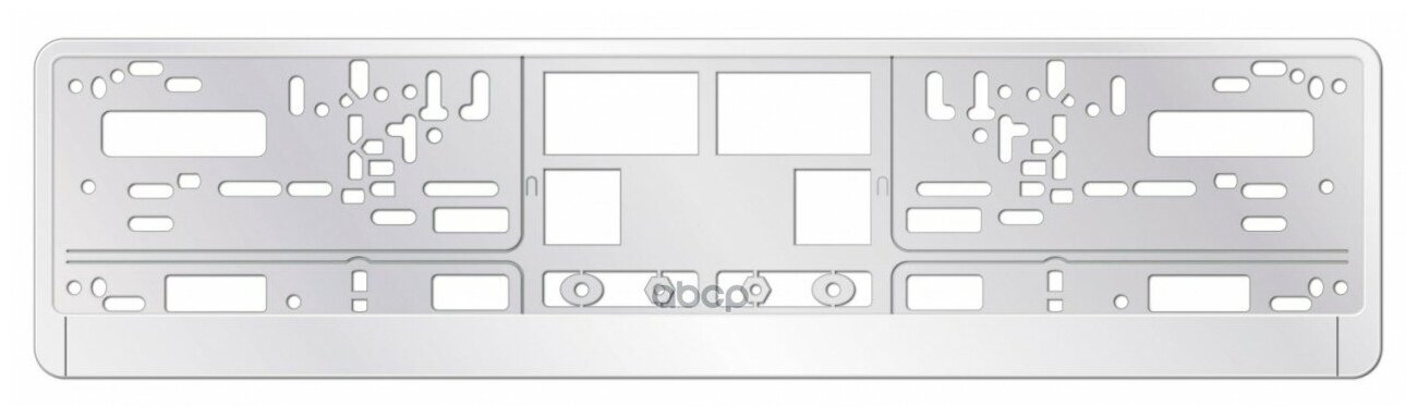 A78563s_рамка Под Номерной Знак! Белая AVS арт. A78563S