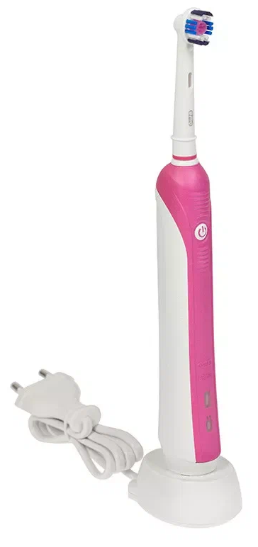Электрическая зубная щетка Oral-B Pro 750 3D White, pink - фотография № 5