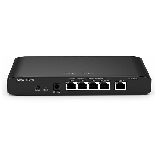 Маршрутизатор Ruijie Reyee 5-Port Gigabit Cloud Managed router reyee 5 port gigabit cloud managed router 5 gigabit ethernet connection ports including 4 poe poe ports with 54w poe power budget support up to 2