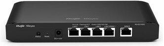 Маршрутизатор Ruijie Reyee 5-Port Gigabit Cloud Managed router, 5 Gigabit Ethernet connection Ports, support up to 2 WANs, 100 concurrent users, 600Mbps.