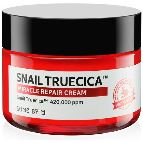Восстанавливающий крем с муцином чёрной улитки Some By Mi Snail Truecica Miracle Repair Cream 60мл
