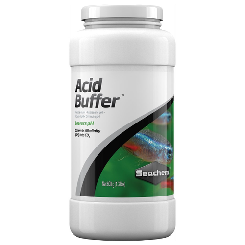 Добавка Seachem Acid Buffer для снижения pH, 600гр, 2гр. на 80л