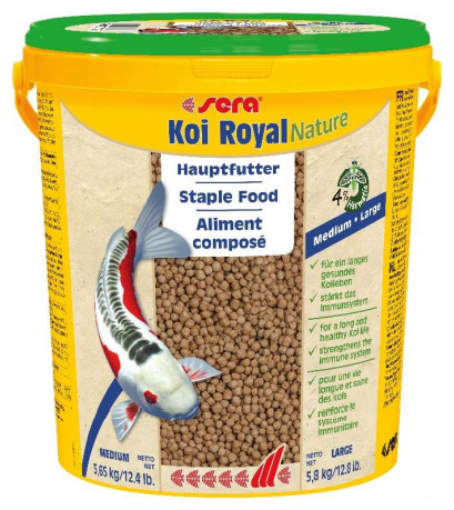 Корм для прудовых рыб Sera KOI ROYAL ST Nature medium 21л