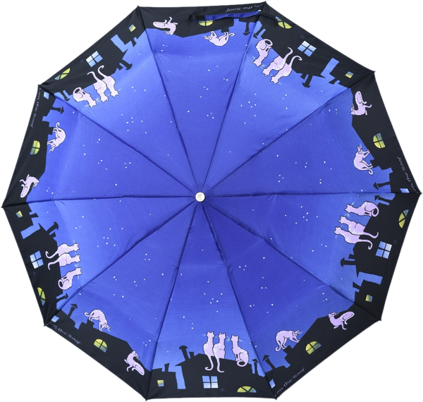 Зонт ZEST, полуавтомат, 3 сложения, купол 110 см., 10 спиц, система «антиветер», чехол в комплекте, для женщин