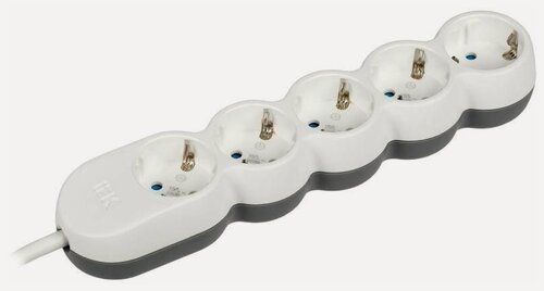 Изображение товара Удлинитель 5х3м с заземл. 16А IP20 Uno У05 2P+PE 250В 3х1.5 IEK WYP53-16-05-03-Z