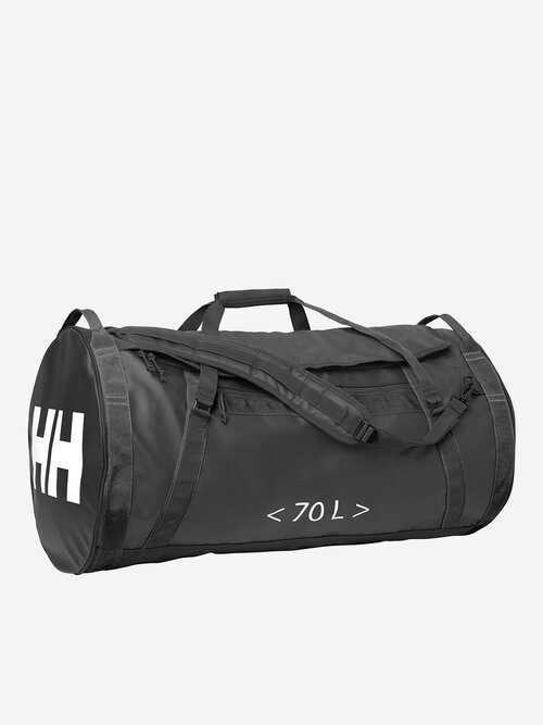 Сумка унисекс, Helly Hansen, HH DUFFEL BAG 2 70L, цвет черный, размер STD