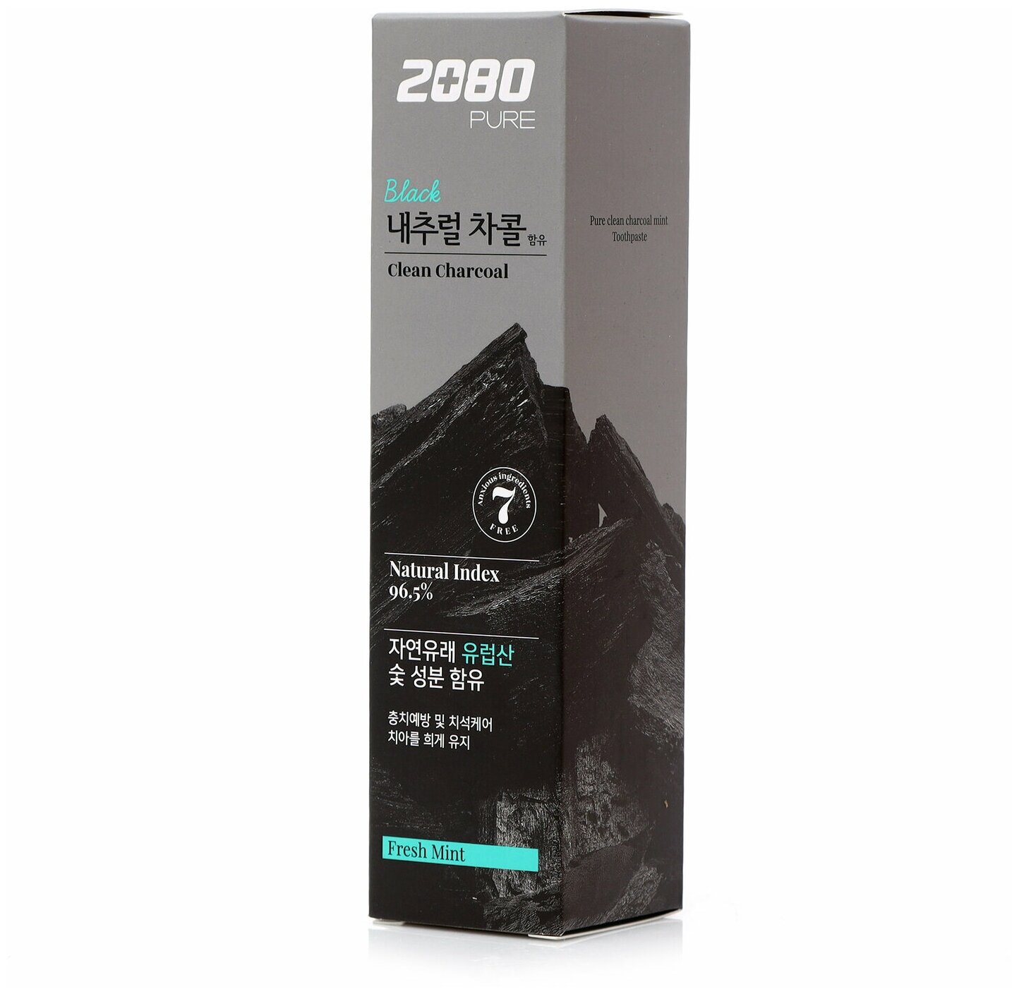 Отбеливающая зубная паста с древесным углём Black Clean Charcoal, 120 г Kerasys - фото №9