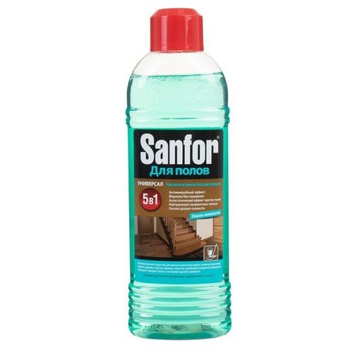 Средство Sanfor Океан свежести, универсальное для мытья полов 4 в 1, 970 г
