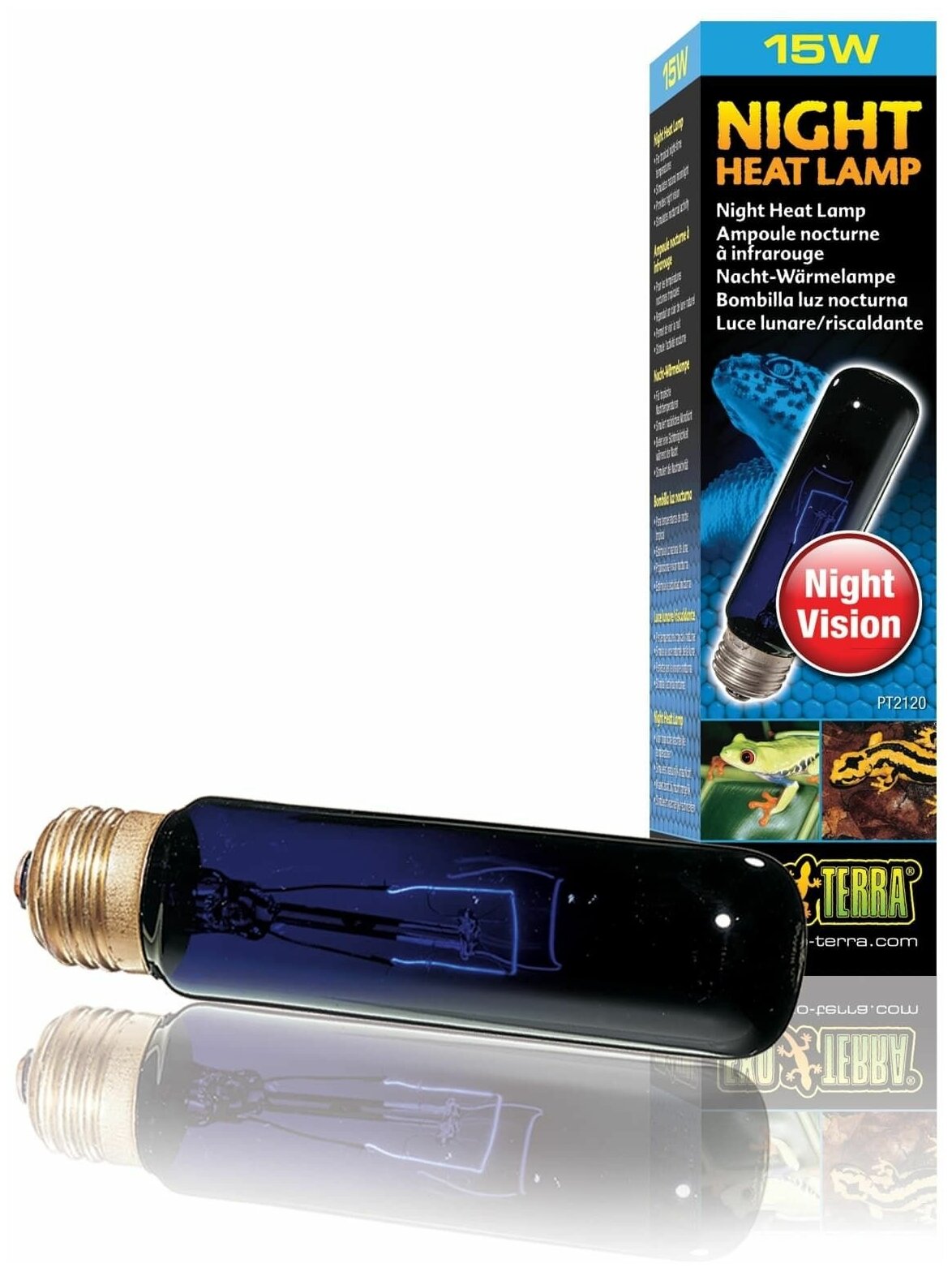 Лампа лунного света Exo Terra Night Heat Lamp 15 Вт. PT2120