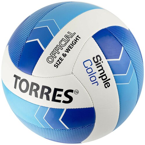 Волейбольный мяч TORRES SIMPLE COLOUR V32115 5 синий