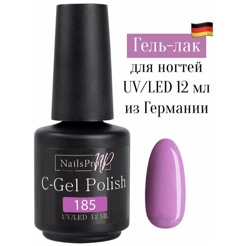 NailsProfi Гель-лак C-Gel Polish, 12 мл, 185