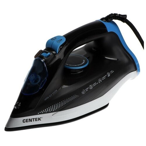 Утюг Centek CT-2315 2600 Вт керамическая подошва 320 мл чёрный 796000₽