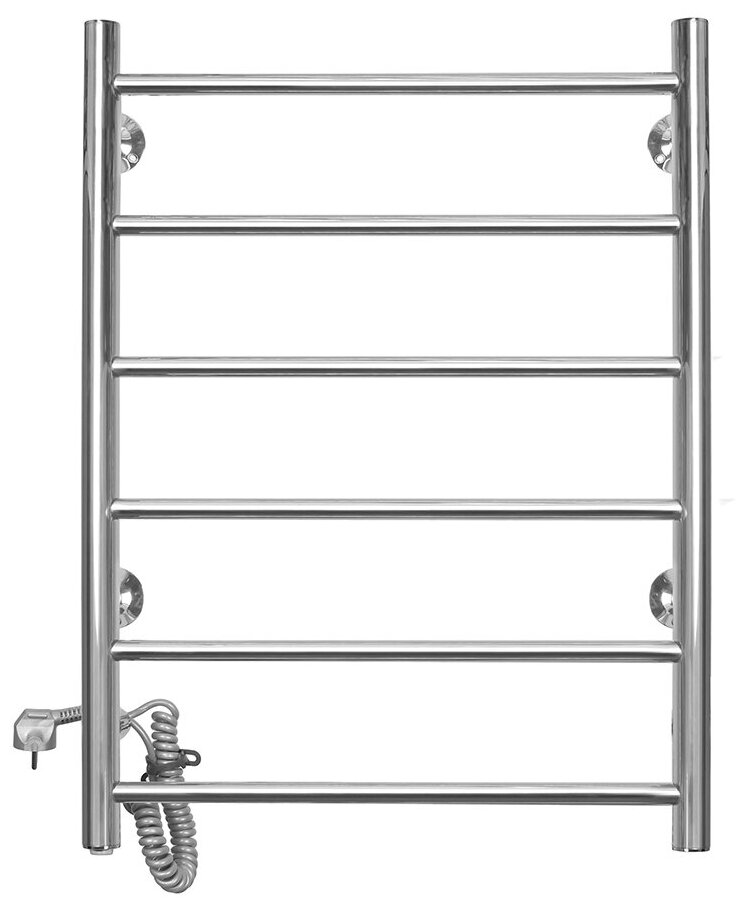 Электрический полотенцесушитель Domoterm Аврора DMT 109-6 EK L, с креплением, хром