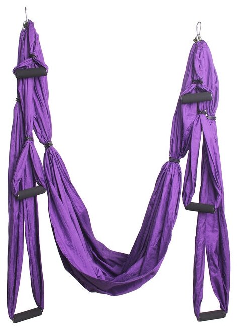 Гамак для йоги ТероПром 3098575 250 × 140 см, цвет фиолетовый