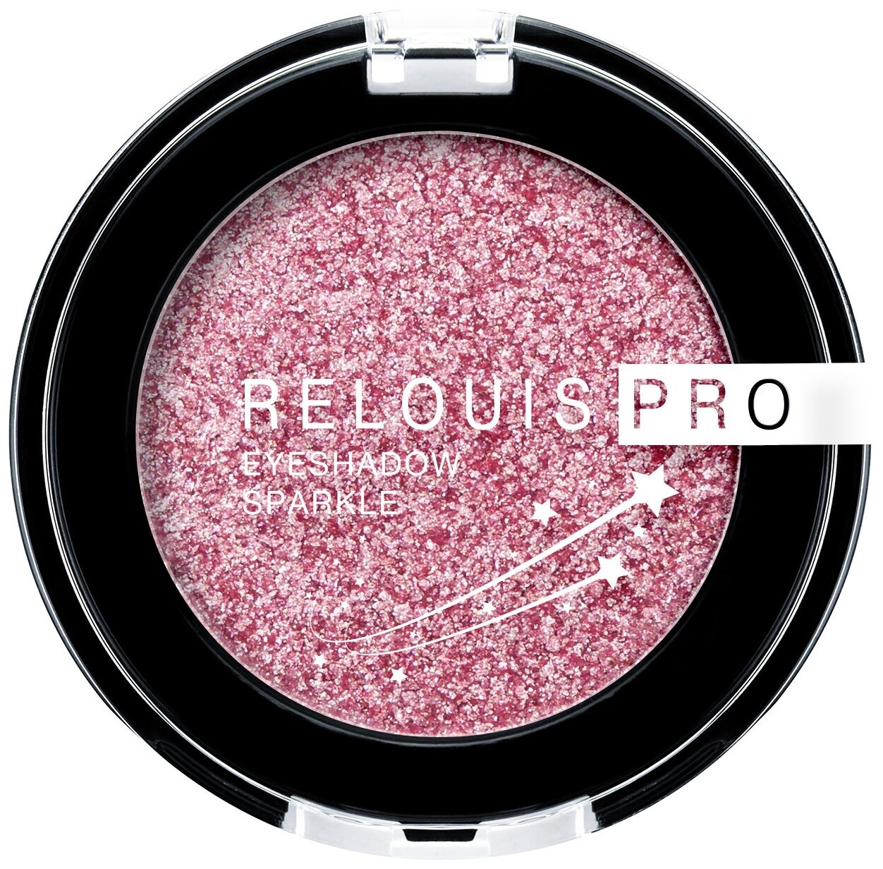 Тени для век RELOUIS PRO Eyeshadow Sparkle тон:03 candy pink Розовый дуохром