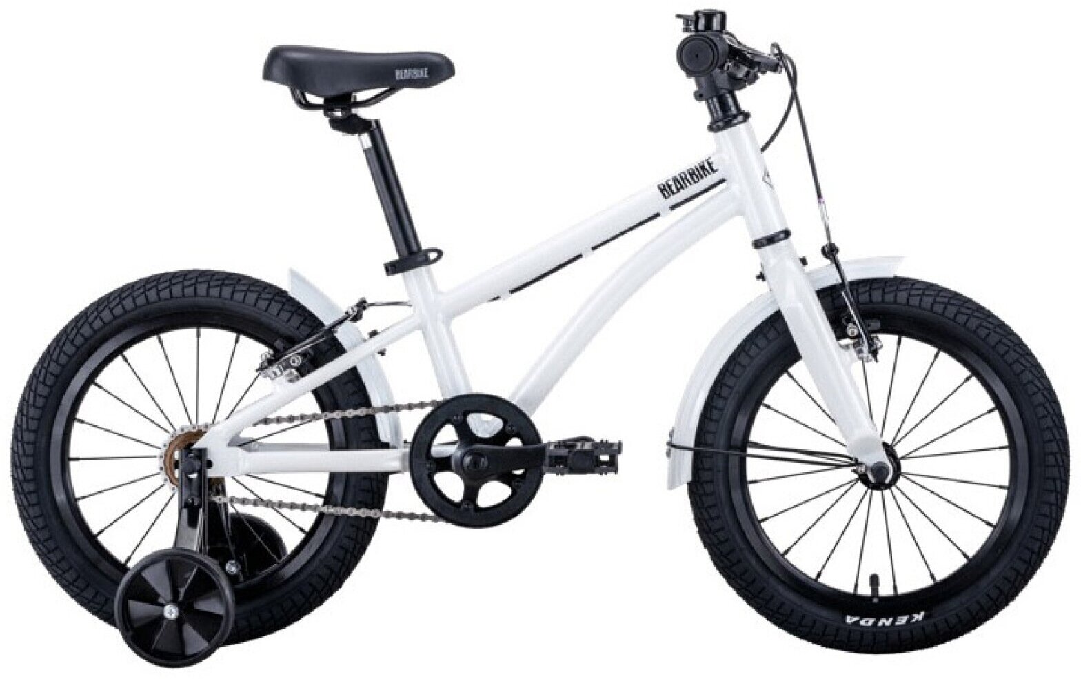 Детский велосипед Bear Bike Kitez 16 (2021) 16 Белый (100-115 см)