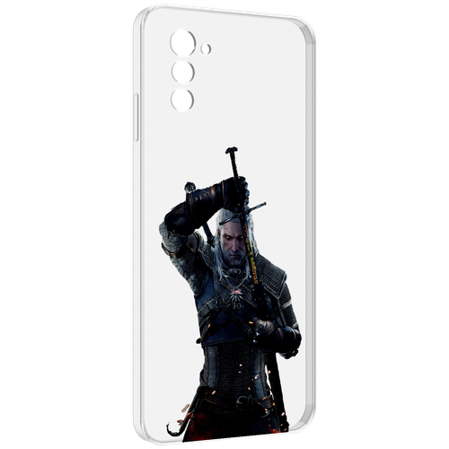 Чехол MyPads The-Witcher-3-Ведьмак для UleFone Note 12 / Note 12P задняя-панель-накладка-бампер