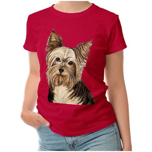 фото Футболка roly, размер s, красный