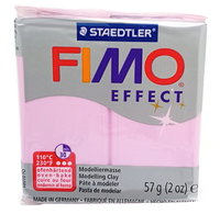 Полимерная глина FIMO Effect запекаемая пастельно-розовый (8020-205), 57 г