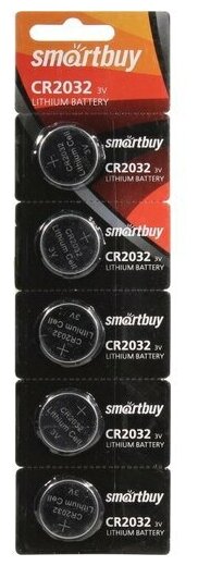 Батарейки Smartbuy Lithium Battery CR2032/5B