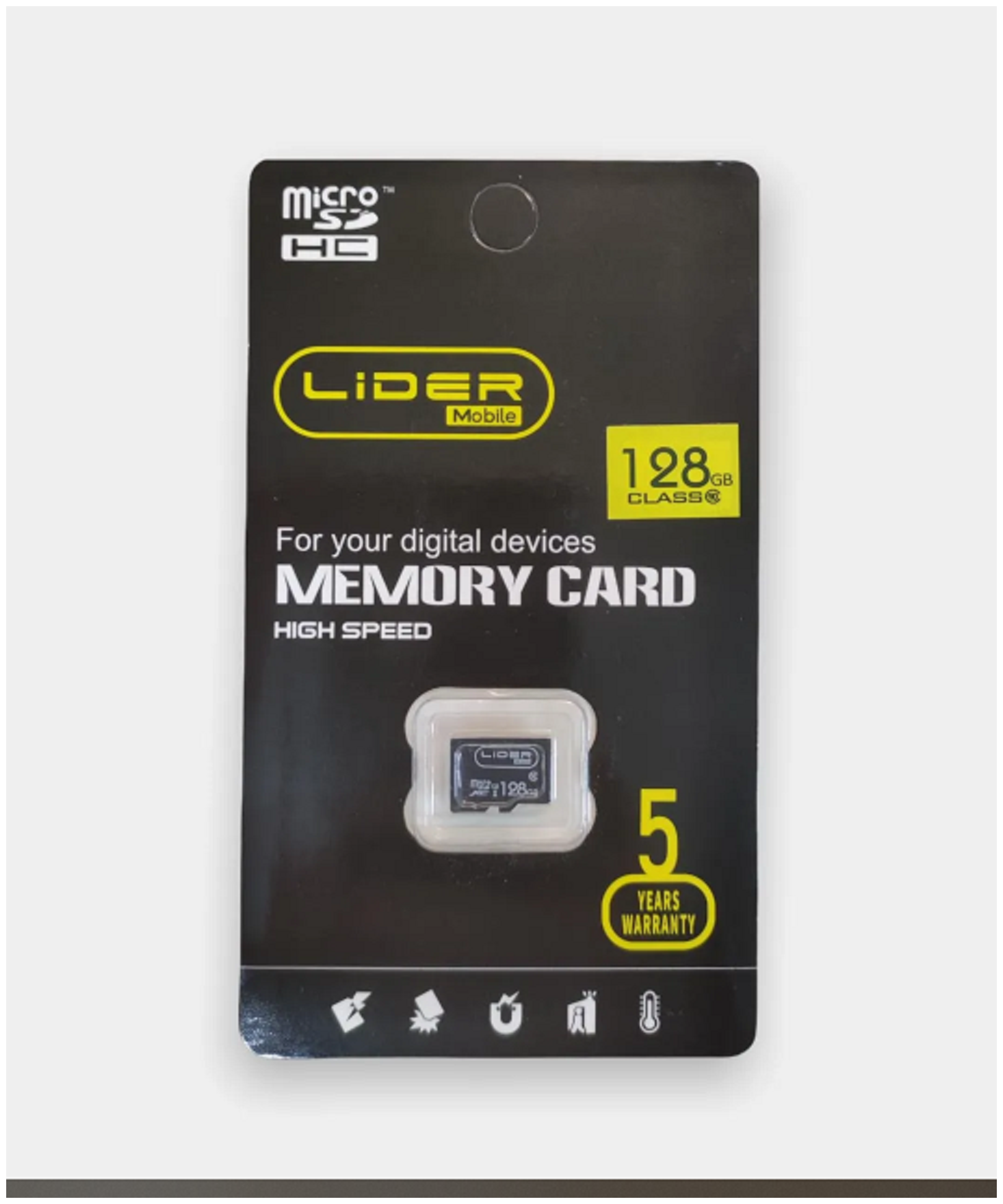 Скоростная флэшка MicroSD Class 10 Resources Devoted/для телефонов128 гб/black