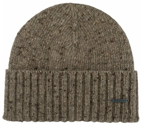 Шапка STETSON арт. 8599347 BEANIE LAMBSWOOL/CASHMERE (светло-коричневый), размер ONE