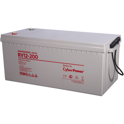 Battery CyberPower Professional series RV 12-200 / 12V 200 Ah battery cyberpower professional series rv 12 5 12v 5 7 ah