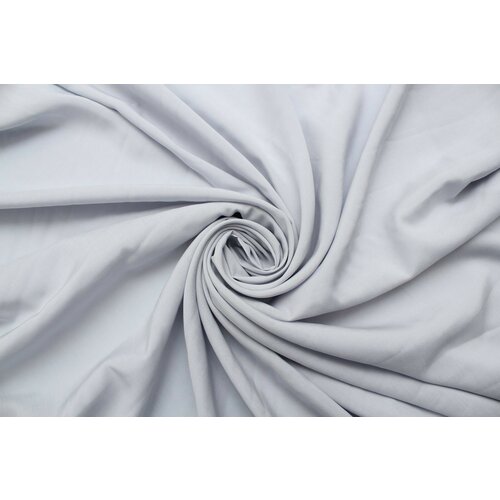 Ткань Вискоза плательная серо-жемчужная, 150 г/пм, ш142см, 0,5 м плательная ткань серо синяя принт
