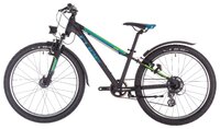 Подростковый горный (MTB) велосипед Cube Acid 240 Allroad (2019) black/blue/green (требует финальной