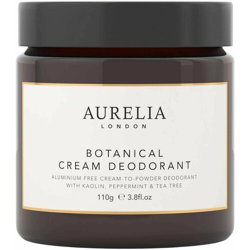 Кремовый дезодорант на растительной основе с пробиотиками AURELIA Botanical cream deodorant PEPPERMINT & TEA TREE 110g