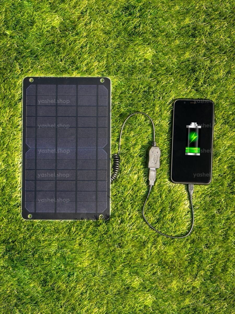Солнечная батарея 6 Вт Delta Tourist Light 6 для зарядки телефонов - фотография № 12