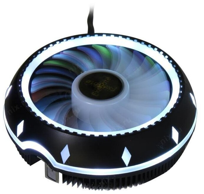 Кулер для процессора ExeGate Dark Magic EE126M-PWM.RGB - фотография № 4