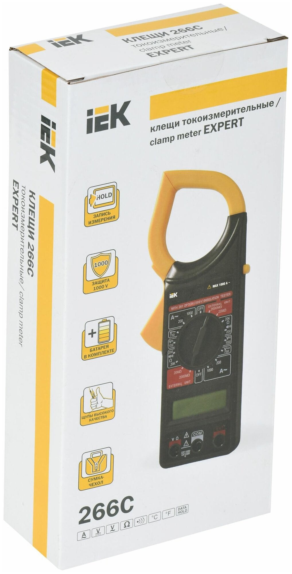 Изображение Токоизмерительные клещи Expert 266C IEK