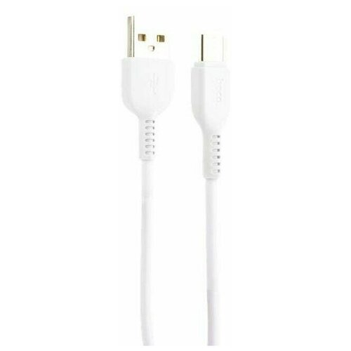 Кабель USB - Type-C Hoco X20 Белый кабель hoco x20 type c usb 3 а 1 м белый