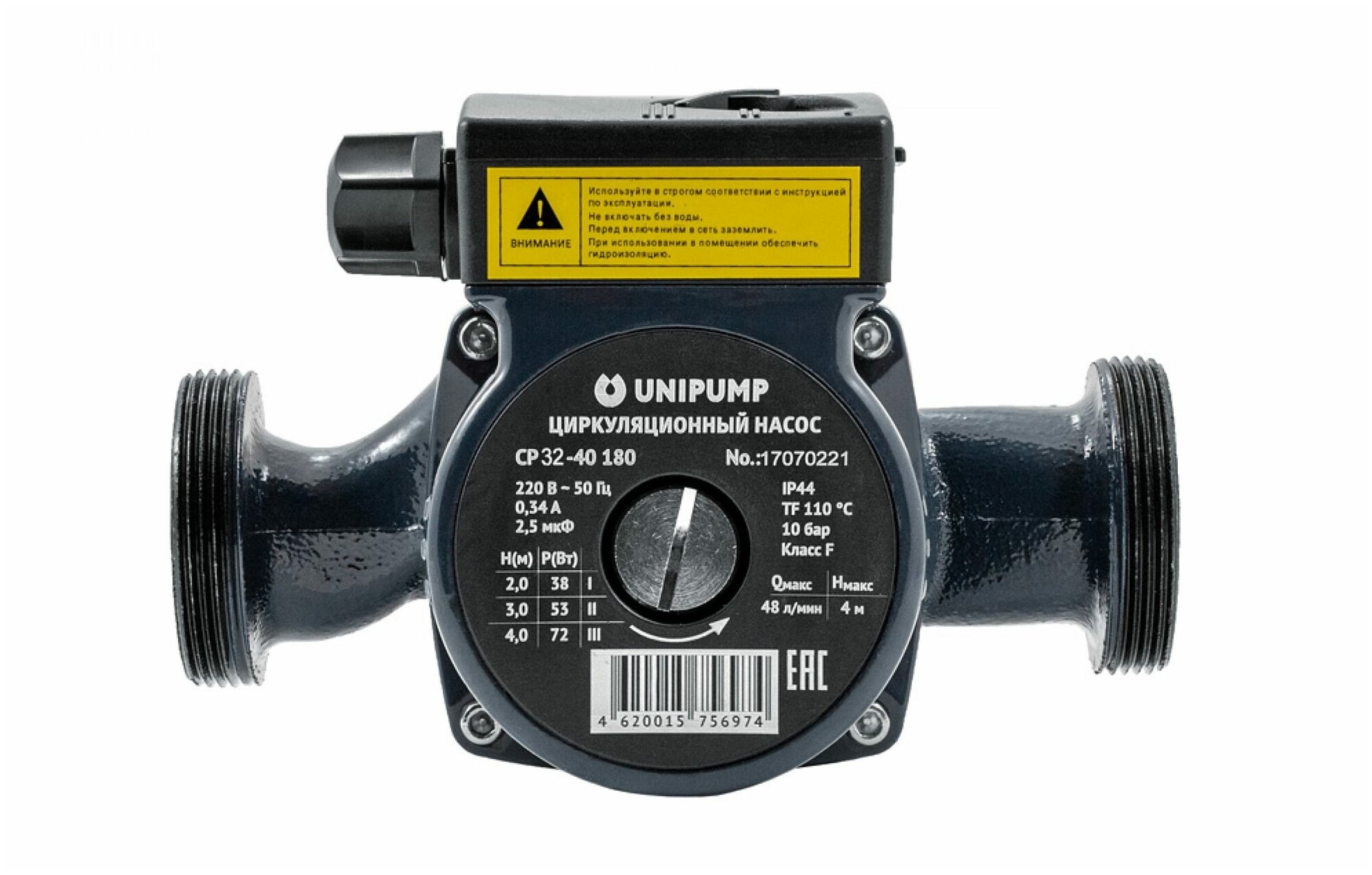 Циркуляционный насос UNIPUMP CP 32-40 180