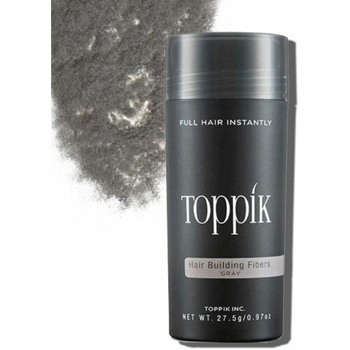 Загуститель для редких волос Toppik Седой цвет (Gray)-27гр.