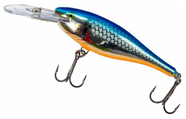 Воблер Rapala Shad Rap плавающий 2,4-4,5м, 9см 15гр SR09-SB