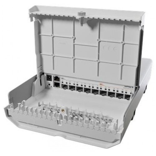 MikroTik CRS310-1G-5S-4S+OUT Коммутатор уличный, оптический 1*1Gbit Rj45, 5*1Gbit SFP, 4*10Gbit SFP+ коммутатор mikrotik crs310 8g 2s in управляемый 8 2 порта оригинал