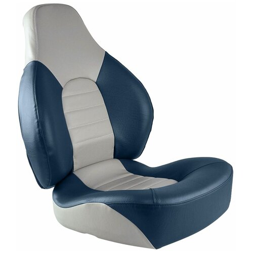 Кресло складное мягкое FISH PRO цвет серыйсиний 1041631 38847₽