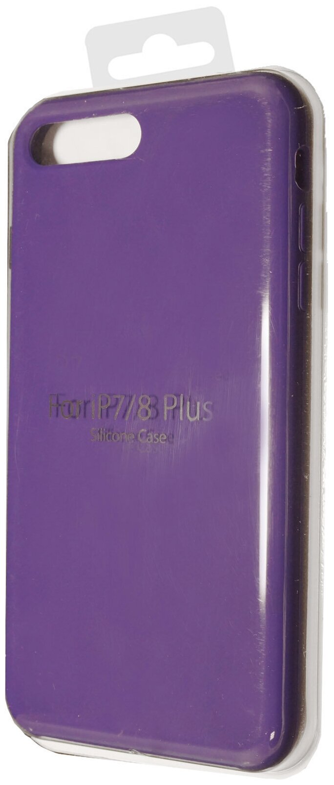 Чехол-накладка для iPhone 7/8 Plus SILICONE CASE NL темно-сиреневый (30)