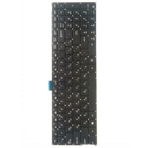 Клавиатура для ноутбука черная без рамки с подсветкой ZeepDeep 0KNB0-662HRU00 2434₽