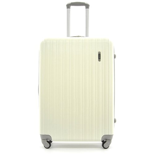 Чемодан ANANDA, 85 л, размер L, белый чемодан ananda 120 л размер l белый