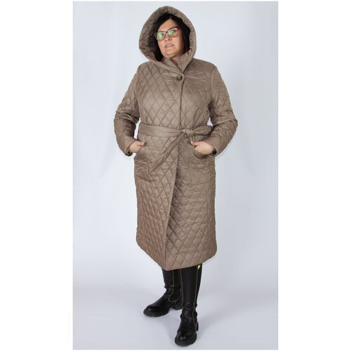 KR-285 Пальто женское капучино Sempati