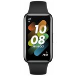 Умный браслет Huawei/инновационный экран/фитнес-браслет/цвет-чёрный графит - изображение