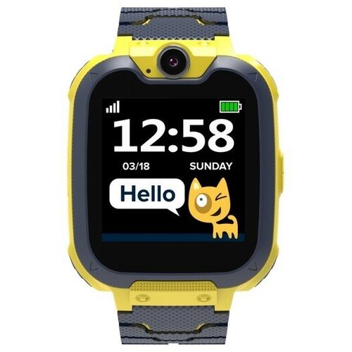 Детские смарт-часы Canyon KW-31 сенсорные 2G MP3 плеер камера игры звонки желтые 492800₽