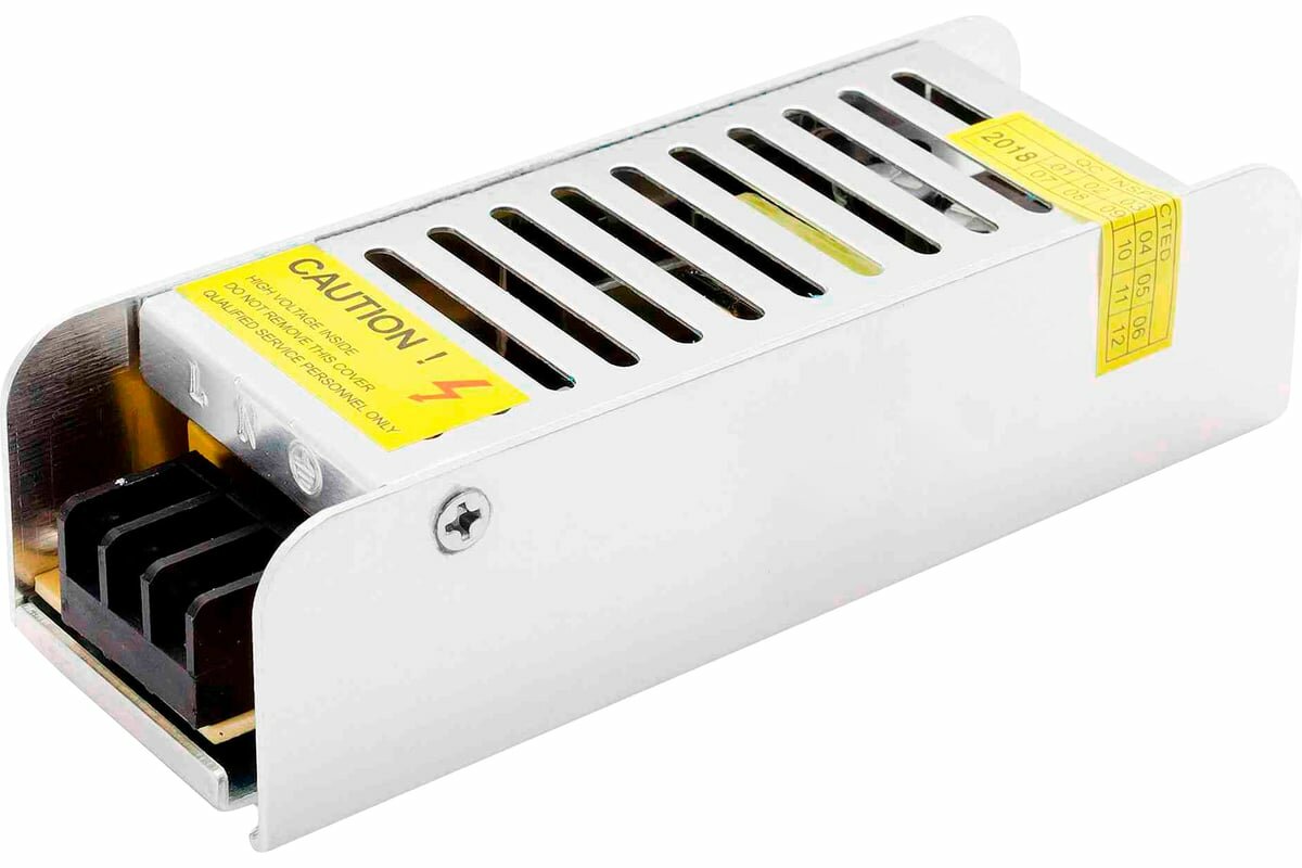 Apeyron Блок питания слим-метал 12В 40 Вт IP20 32 А 120х40х32мм 03-46