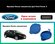 Крышка бачка стеклоомывателя, для Ford Focus, голубого цвета, 1 ш...